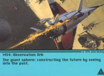 1994 FPG John Berkey - Metallic Storm Cards #MS4 Observation Orb Back