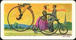 1967 Brooke Bond (Red Rose Tea) Transportation Through the Ages (Top Line Black) #8 The Bicycle Front
