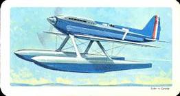 1967 Brooke Bond (Red Rose Tea) Transportation Through the Ages (Top Line Black) #38 Supermarine Schneider Trophy Plane Front