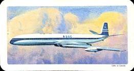 1967 Brooke Bond (Red Rose Tea) Transportation Through the Ages #40 First Turbojet Airliner Front