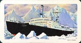 1967 Brooke Bond (Red Rose Tea) Transportation Through the Ages (Top Line Black) #46 Nuclear Ship Front