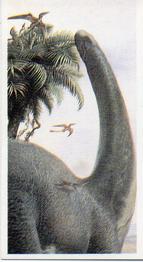 1993 Brooke Bond The Dinosaur Trail #9 Apatosaurus Front