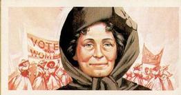 1973 Brooke Bond Famous People #22 Mrs. Emmeline Pankhurst Front