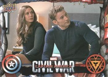 2016 Upper Deck Captain America Civil War #16 Steve Connects with Wanda Front