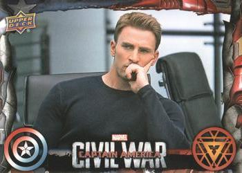 2016 Upper Deck Captain America Civil War #20 Steve Does Not Like the Restrictions Front