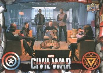 2016 Upper Deck Captain America Civil War #22 The Avengers Move Front