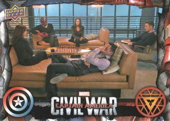2016 Upper Deck Captain America Civil War #27 Avengers Disharmony Front