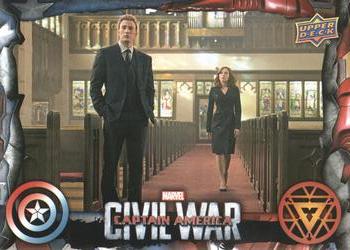 2016 Upper Deck Captain America Civil War #31 Steve Lingers in the Church Front
