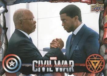 2016 Upper Deck Captain America Civil War #38 The Wakandan King and T'Challa Front