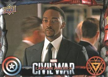 2016 Upper Deck Captain America Civil War #40 Sam Finds Steve Front