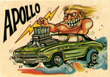 1973 Donruss Fantastic Odd Rods Stickers Series 2 #27 Apollo Front
