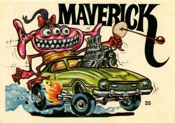 1973 Donruss Fantastic Odd Rods Stickers Series 2 #35 Maverick Front