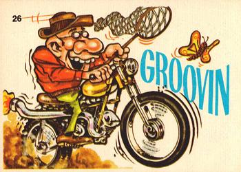 1972 Donruss Silly Cycles Stickers #26 Groovin Front
