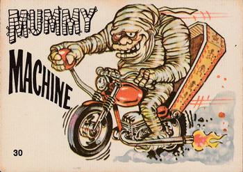 1972 Donruss Silly Cycles Stickers #30 Mummy Machine Front