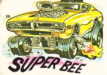 1970 Donruss Fiends and Machines Stickers #59 Super Bee Front
