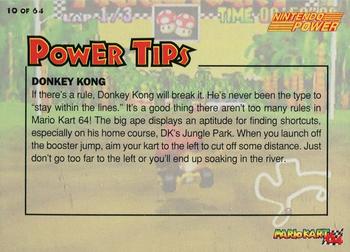 1997 Nintendo Power Mario Kart 64 #10 Donkey Kong Back