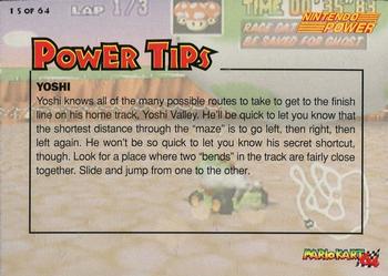 1997 Nintendo Power Mario Kart 64 #15 Yoshi Back