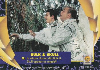 1994 Power Rangers Bolts #NNO Bulk & Skull Back