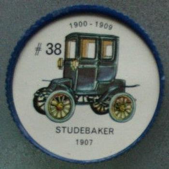 1962  Jell-O History of the Auto Coins #38 Studebaker 1907 Front