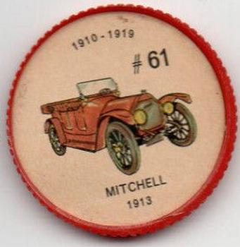 1962  Jell-O History of the Auto Coins #61 Mitchell 1913 Front