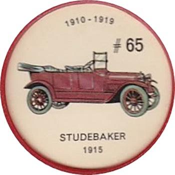1962  Jell-O History of the Auto Coins #65 Studebaker 1915 Front