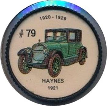 1962  Jell-O History of the Auto Coins #79 Haynes 1921 Front