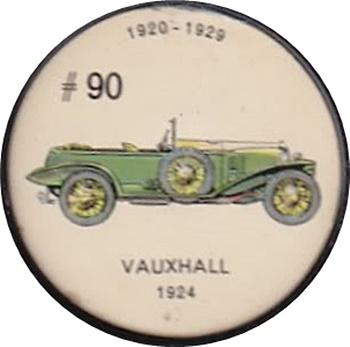 1962  Jell-O History of the Auto Coins #90 Vauxhall 1924 Front