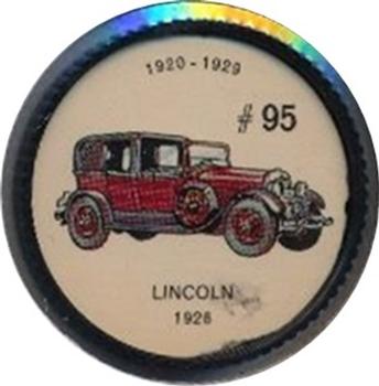 1962  Jell-O History of the Auto Coins #95 Lincoln 1926 Front