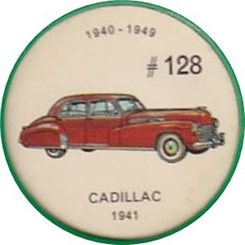1962  Jell-O History of the Auto Coins #128 Cadillac 1941 Front