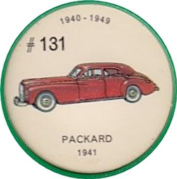 1962  Jell-O History of the Auto Coins #131 Packard 1941 Front