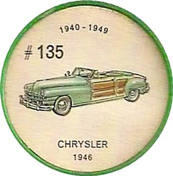 1962  Jell-O History of the Auto Coins #135 Chrysler 1946 Front
