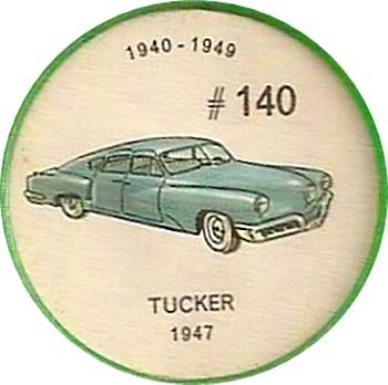 1962  Jell-O History of the Auto Coins #140 Tucker 1947 Front
