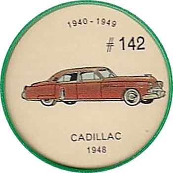 1962  Jell-O History of the Auto Coins #142 Cadillac 1948 Front