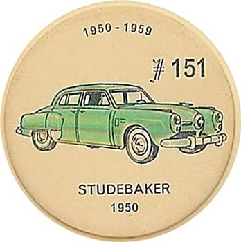 1962  Jell-O History of the Auto Coins #151 Studebaker 1950 Front