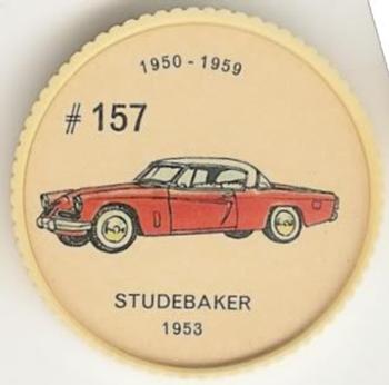 1962  Jell-O History of the Auto Coins #157 Studebaker 1953 Front