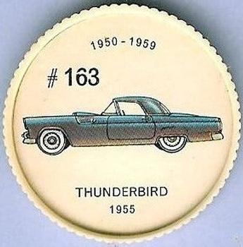 1962  Jell-O History of the Auto Coins #163 Thunderbird 1955 Front