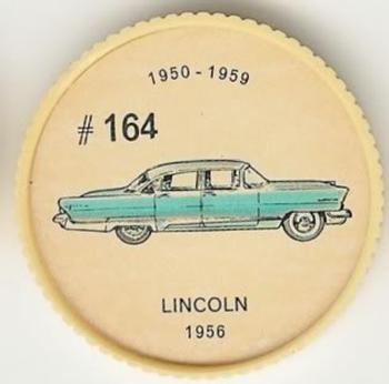 1962  Jell-O History of the Auto Coins #164 Lincoln 1956 Front