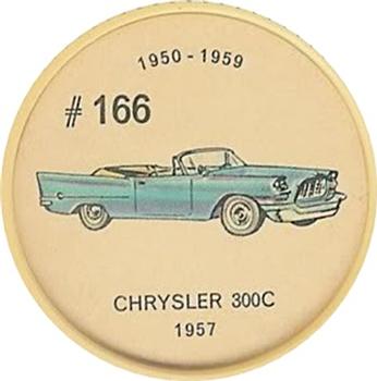 1962  Jell-O History of the Auto Coins #166 Chrysler 300C 1957 Front