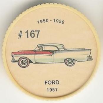 1962  Jell-O History of the Auto Coins #167 Ford 1957 Front