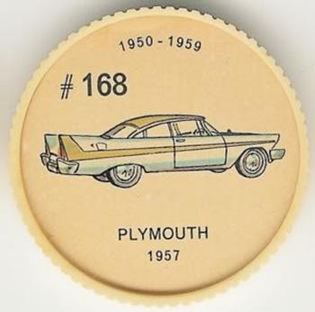 1962  Jell-O History of the Auto Coins #168 Plymouth 1957 Front