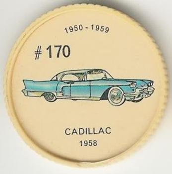 1962  Jell-O History of the Auto Coins #170 Cadillac 1958 Front