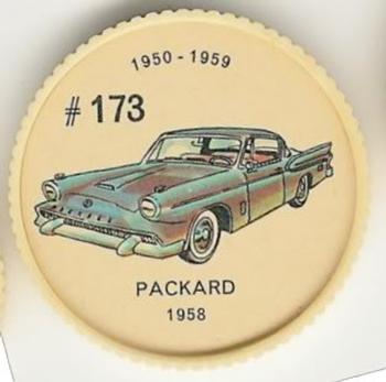 1962  Jell-O History of the Auto Coins #173 Packard 1958 Front