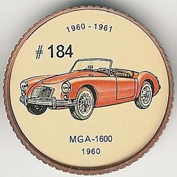 1962  Jell-O History of the Auto Coins #184 MGA-1600 1960 Front