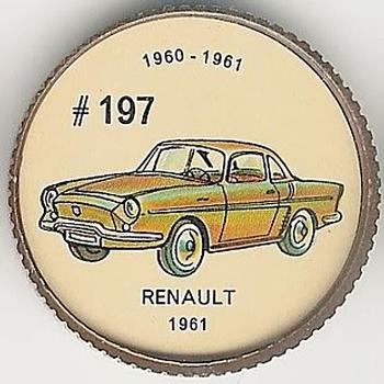 1962  Jell-O History of the Auto Coins #197 Renault 1961 Front