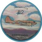 1962  Jell-O History of Aviation Coins #82 Commando 1940 Front