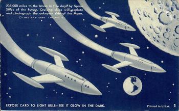 1952 Exhibit Space Ships #1 Space Ships of the Future Front