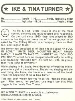 1972 Hitmakers #11 Ike & Tina Turner Back