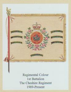 2006 Regimental Colours : The Cheshire Regiment #6 Regimental Colour 1st Battalion The Cheshire Regiment 1989-Present Front