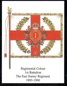 2007 Regimental Colours : The East Surrey Regiment #5 Regimental Colour 1st Battalion 1903-1960 Front