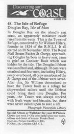 1992 Brooke Bond Discovering Our Coast #48 The Isle of Refuge Back